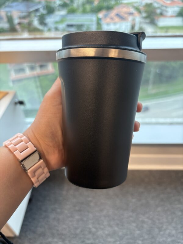 Vaso acero para Café grabado a láser