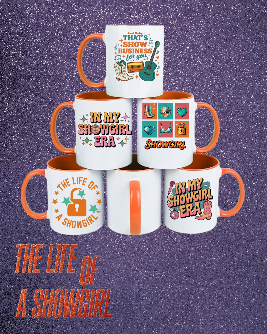 Taza 8oz The Life of a Showgirl (Oferta Black Weekend)