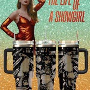 Vaso grabado a láser- The Life of a Showgirl