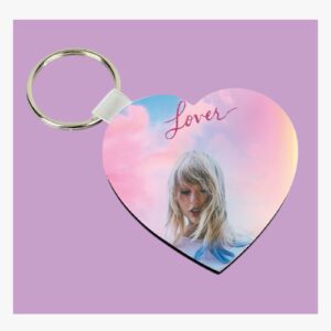 Llavero en forma de corazón LOVER