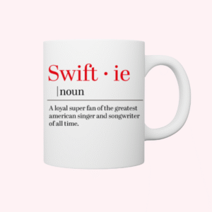 Taza Swiftie Noun ROJO (Oferta Black Weekend)