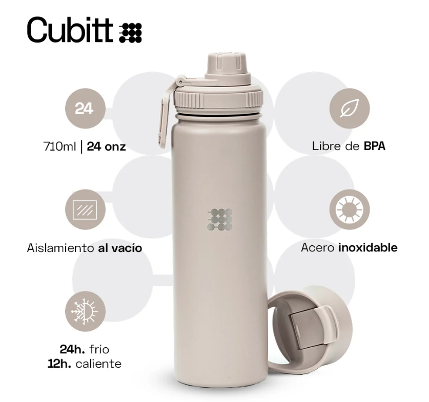 Grabado laser sobre Termo Cubitt Hydro Bottle 24oz