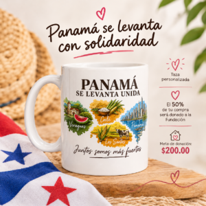 🇵🇦 Taza “Panamá se levanta unida”
